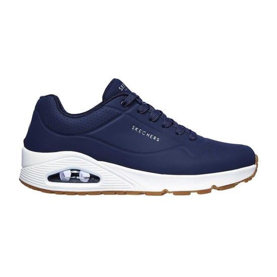 Skechers Mens Uno Stand On Air Skech-Air Trainers (Navy) - Image 1