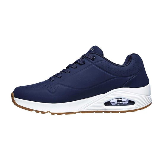Skechers Mens Uno Stand On Air Skech-Air Trainers (Navy) - Image 2