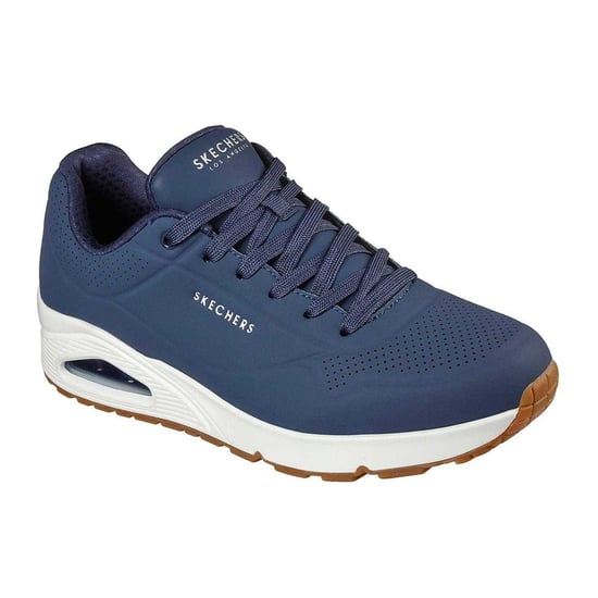Skechers Mens Uno Stand On Air Skech-Air Trainers (Navy) - Image 5