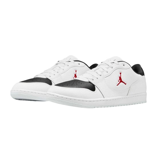 Nike Air Jordan Court Connect leren sportschoenen voor heren (Wit, Rood, Zwart) - Image 4