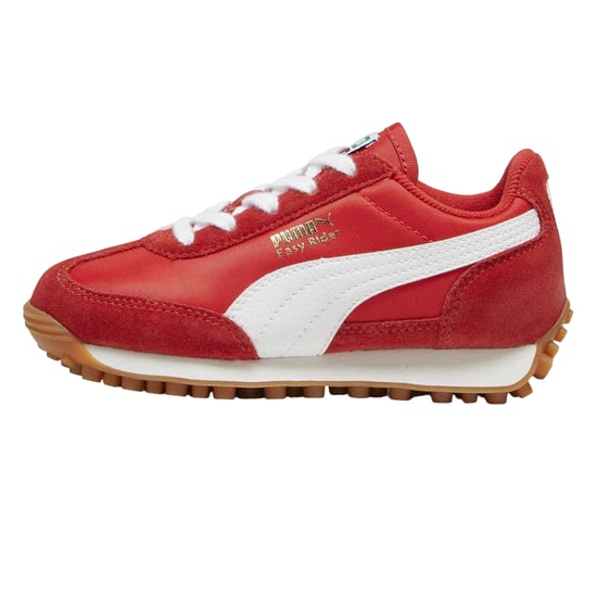 Puma Vintage suède sportschoenen voor kinderen van het merk Easy Rider (Rood, Wit) - Image 2