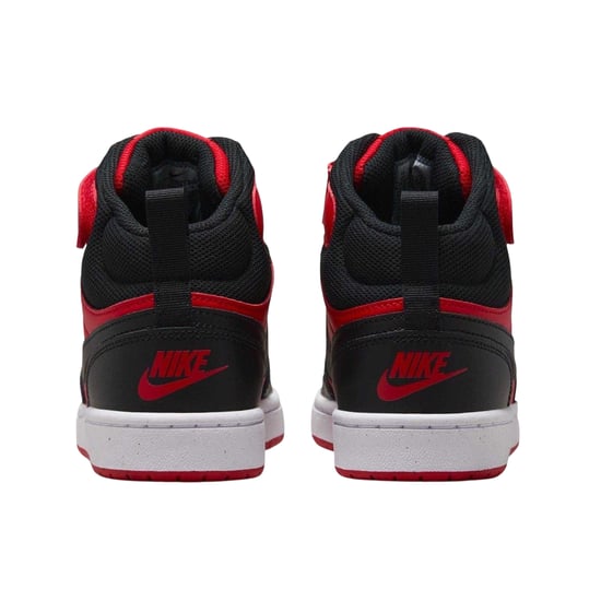 Nike Hoge sneakers voor jongens van Boys Court Borough (Rood, Zwart) - Image 2