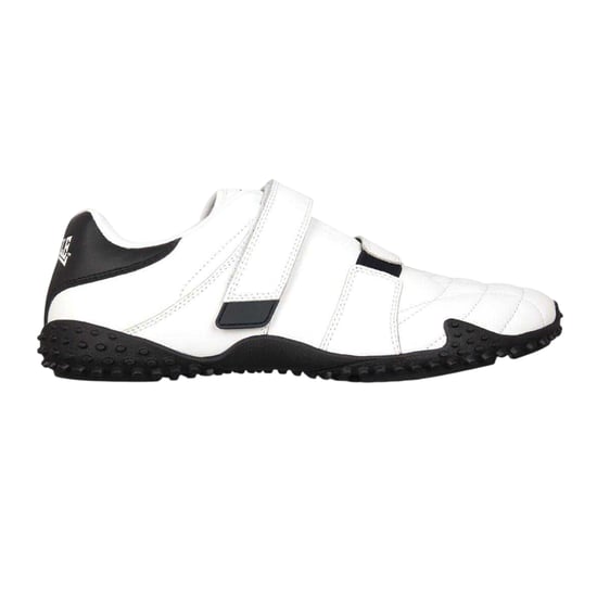 Lonsdale Mens Fulham Leather Trainers (White/Navy) - Image 1
