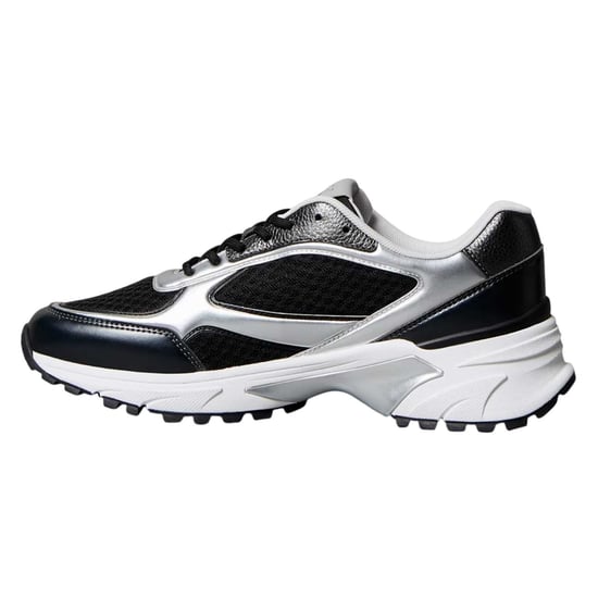 Calvin Klein Mens Hiking Shoes (Black/Silver) - Image 2