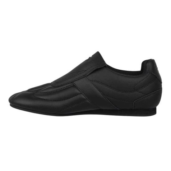 Slazenger Leren platte sportschoenen voor kinderen van het merk Warrior (Zwart/Kool) - Image 3