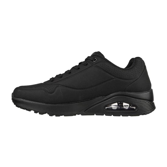 Skechers Mens Uno Stand On Air Skech-Air Trainers (Triple Black) - Image 2