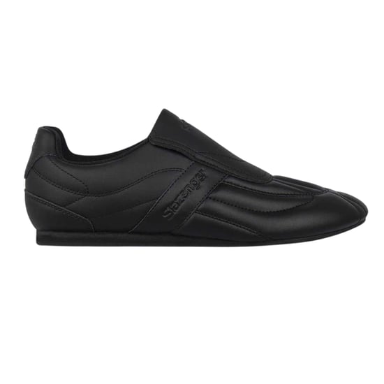 Slazenger Warrior leren instapschoenen voor heren (Zwart/Kool) - Image 1