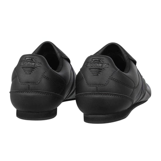 Slazenger Warrior leren instapschoenen voor heren (Zwart/Kool) - Image 2