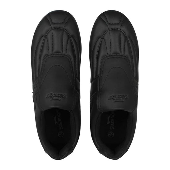 Slazenger Warrior leren instapschoenen voor heren (Zwart/Kool) - Image 4