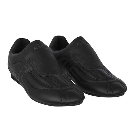Slazenger Warrior leren instapschoenen voor heren (Zwart/Kool) - Image 5
