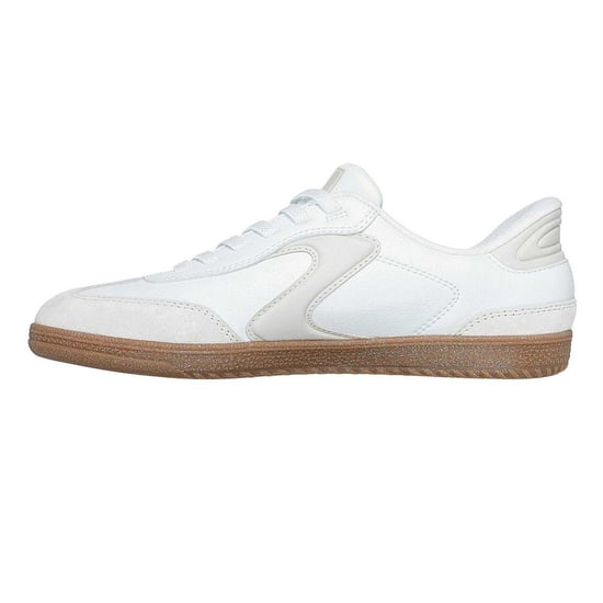 Skechers Womens/Ladies Suede Flat Trainers (White) - Image 2