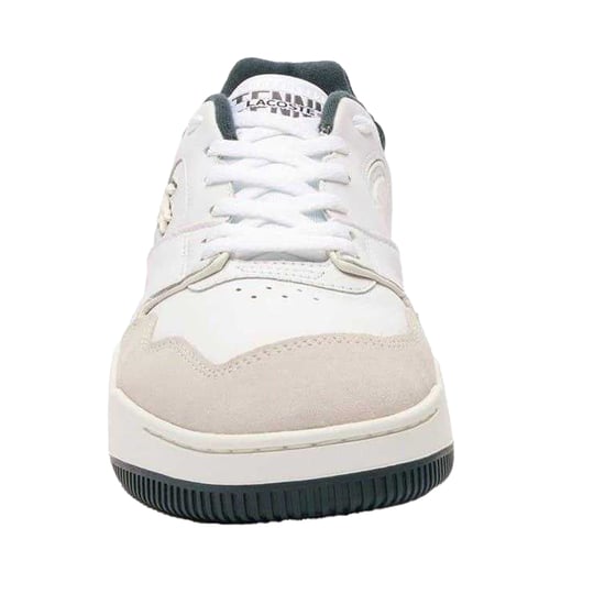Lacoste Mens Lineshot Leather Non Marking Trainers (White) - Image 5