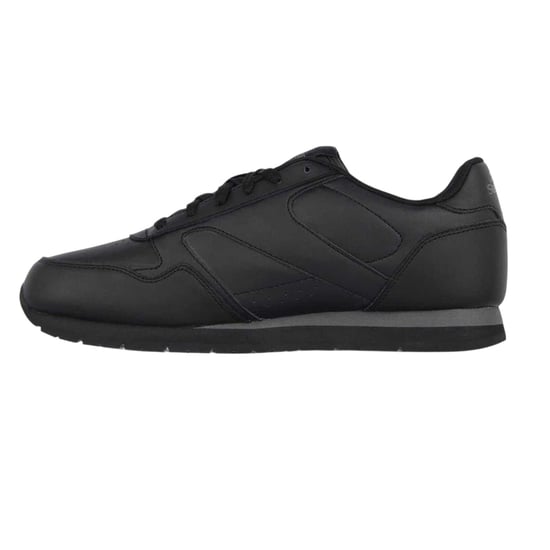 Slazenger Klassieke sneakers van gecoat leer voor heren (Zwart/Kool) - Image 3