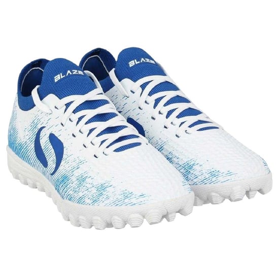 Sondico Blaze Astro Turf-sportschoenen voor kinderen (Wit/blauw) - Image 1