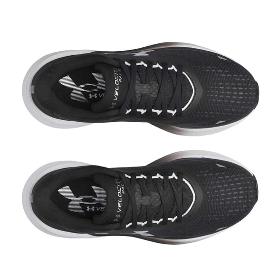 Under Armour Womens/Ladies Velociti Running Shoes (Black/White) - Image 2