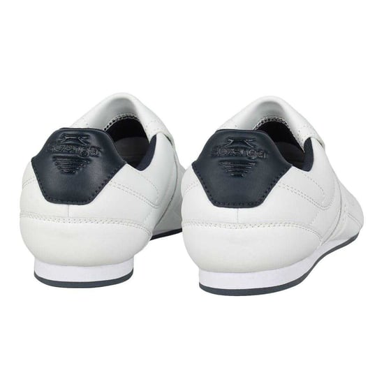 Slazenger Leren platte sportschoenen voor kinderen van het merk Warrior (Wit, Marine) - Image 2