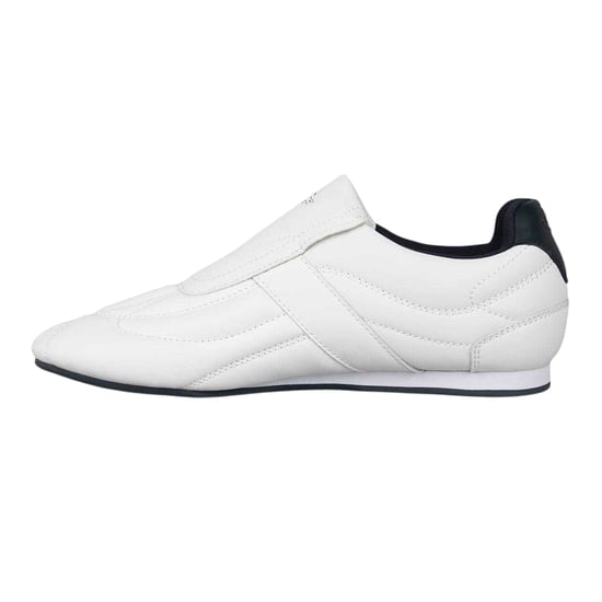 Slazenger Leren platte sportschoenen voor kinderen van het merk Warrior (Wit, Marine) - Image 3