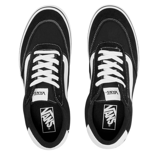 Vans Dames-schoenen Brooklyn met suède afwerking (Zwart, Wit) - Image 3