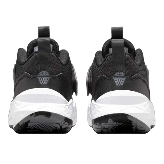 Nike Hustle D basketbalschoenen voor kinderen (Zwart, Wit) - Image 2