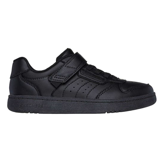Skechers Q Street leren sportschoenen voor kinderen (Zwart) - Image 1