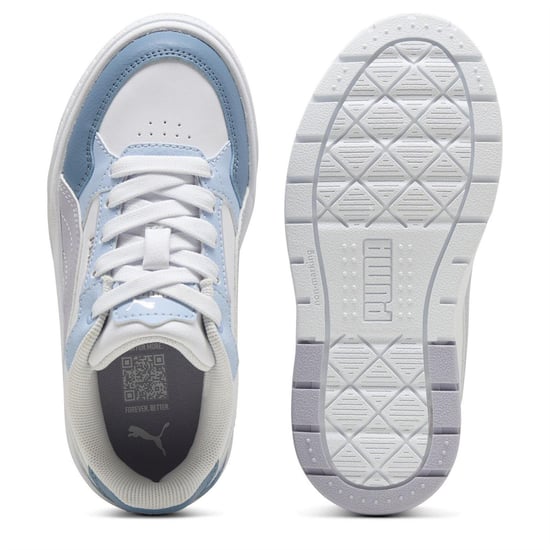 Puma Karmen II leren platformschoenen voor kinderen (Wit/siliconen) - Image 3