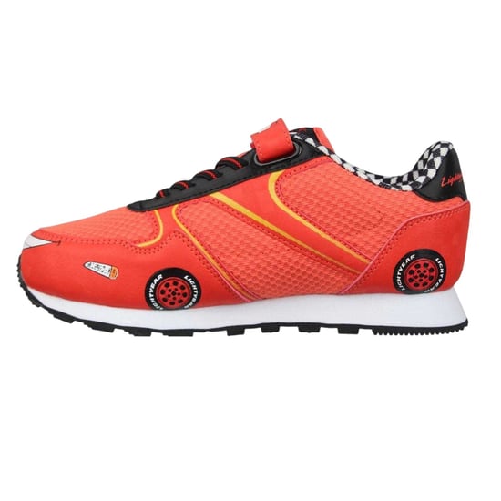 Slazenger Leren sportschoenen voor kinderen met Lightning McQueen-motief uit de Cars-serie (Rood) - Image 2