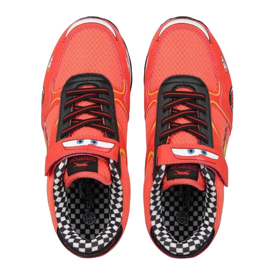 Slazenger Leren sportschoenen voor kinderen met Lightning McQueen-motief uit de Cars-serie (Rood) - Image 3