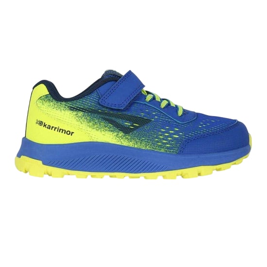 Karrimor Boys Tempo Trail Trainers (Blue/Lime) - Image 1