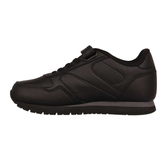 Slazenger Klassieke sportschoenen van gecoat leer met klittenbandsluiting voor kinderen (Zwart) - Image 3
