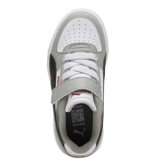 Puma Caven 2.0-sneakers met logo voor kinderen (Grijs/Zwart) - Image 3