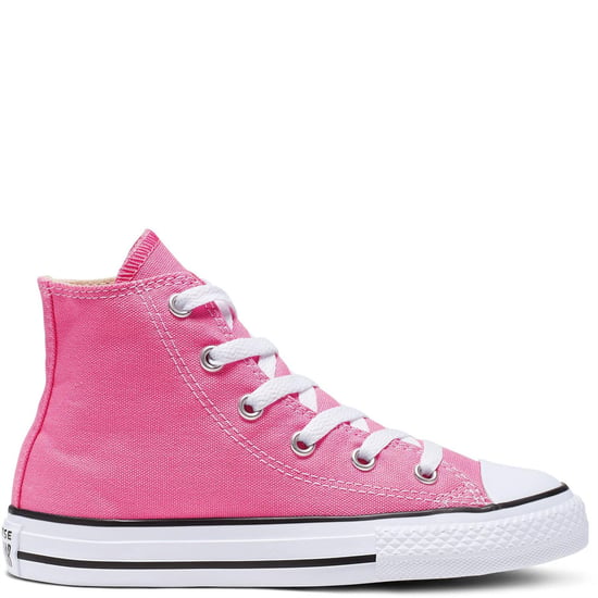 Converse Childrens/Kids Chuck Canvas Shoes (Pink) - Image 4