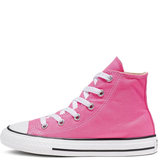 Converse Childrens/Kids Chuck Canvas Shoes (Pink) - Image 5