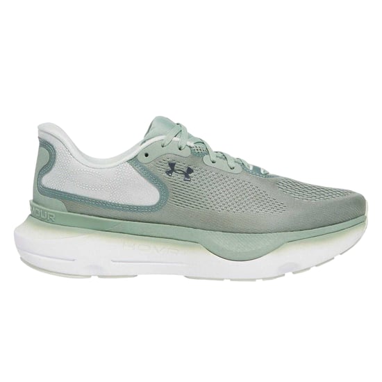 Under Armour Mens Infinite Pro 2 Cushioned Trainers (Green/Black) - Image 1