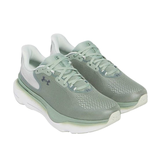 Under Armour Mens Infinite Pro 2 Cushioned Trainers (Green/Black) - Image 4