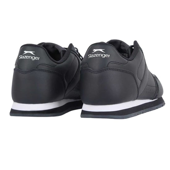 Slazenger Klassieke sneakers van gecoat leer voor heren (Marine, Wit) - Image 2