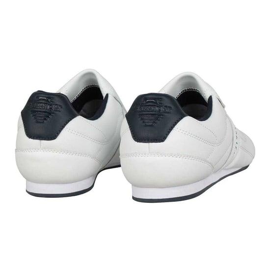 Slazenger Warrior leren instapschoenen voor heren (Wit, Marine) - Image 2