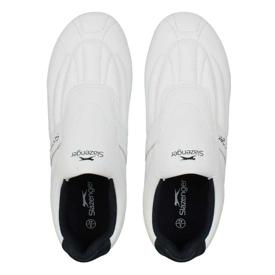 Slazenger Warrior leren instapschoenen voor heren (Wit, Marine) - Image 4