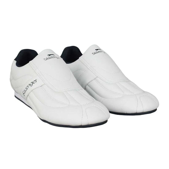 Slazenger Warrior leren instapschoenen voor heren (Wit, Marine) - Image 5