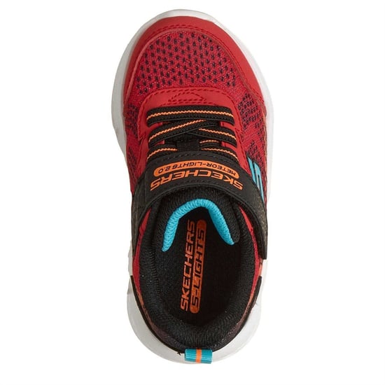 Skechers Meteor-sportschoenen voor jongens met licht-effect (Rood, Zwart) - Image 3