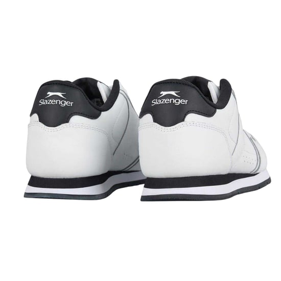 Slazenger Klassieke sneakers van gecoat leer voor heren (Wit, Marine) - Image 2