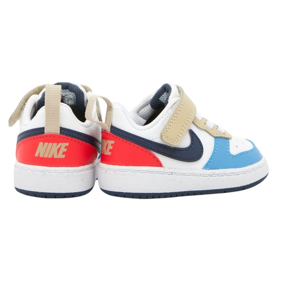 Nike Borough leren sportschoenen voor kinderen/jongeren (Wit/blauw/rood) - Image 2
