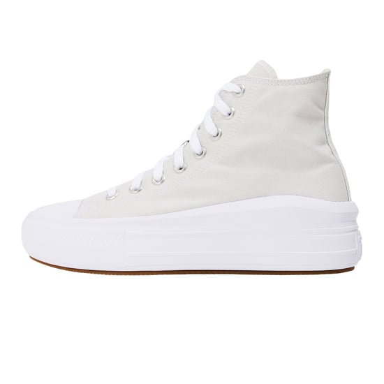Converse Chuck Taylor canvas platform hoge sneakers voor dames (Grijs) - Image 2