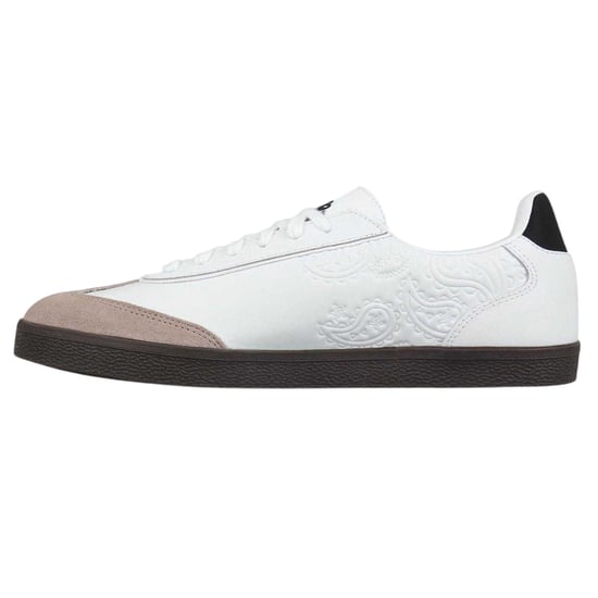 Pretty Green Mens Moorgate Leather Trainers (White) - Image 2