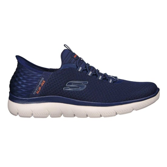 Skechers Mens Summits - High Range Slip-In Trainers (Navy) - Image 1