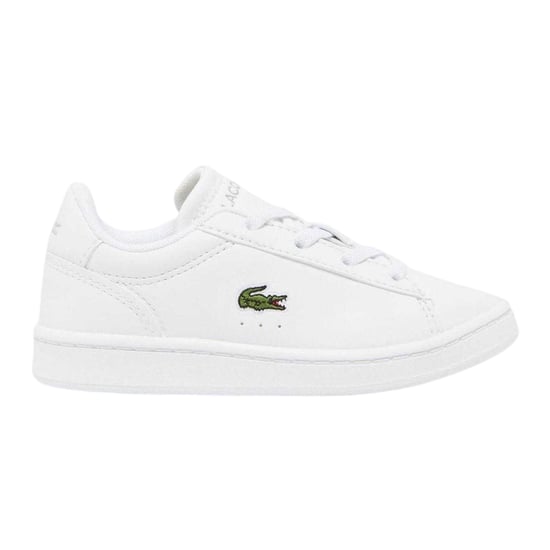 Lacoste Childrens/Kids Carnaby Set Embroidered Logo Trainers (White) - Image 1