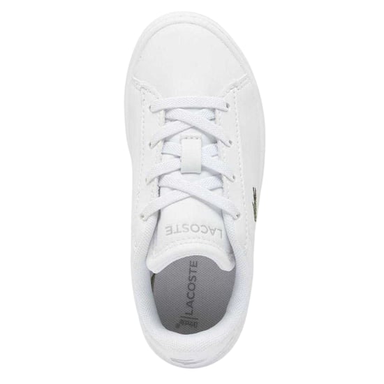 Lacoste Childrens/Kids Carnaby Set Embroidered Logo Trainers (White) - Image 3