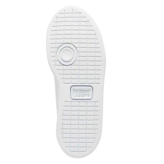 Lacoste Childrens/Kids Carnaby Set Embroidered Logo Trainers (White) - Image 4