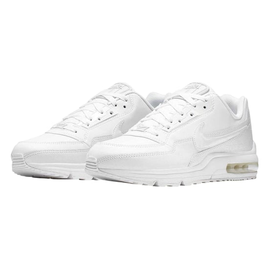 Nike Mens Air Max Coated Leather Trainers (White) - Image 4