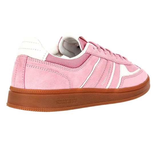 Tommy Jeans Greenwich suède platte sportschoenen voor dames (Roze) - Image 2