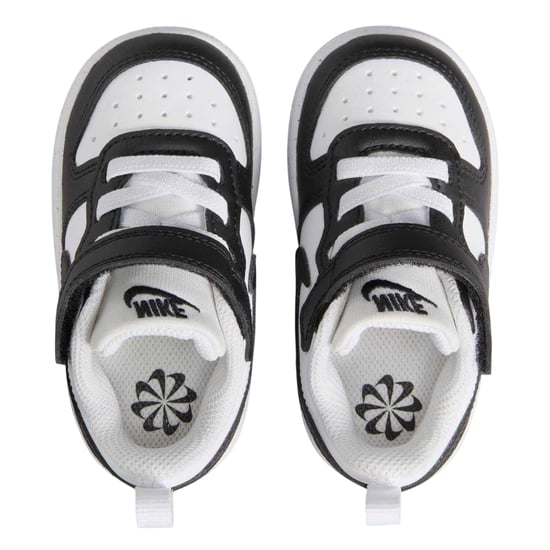 Nike Borough leren sportschoenen voor kinderen/jongeren (Wit, Zwart) - Image 4